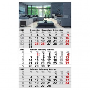 Kalender mit Werbung bedrucken  SAALFRANK